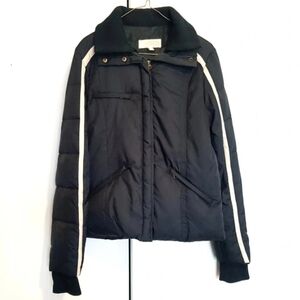 Vintage black Down filled winter puffer jacket coat
